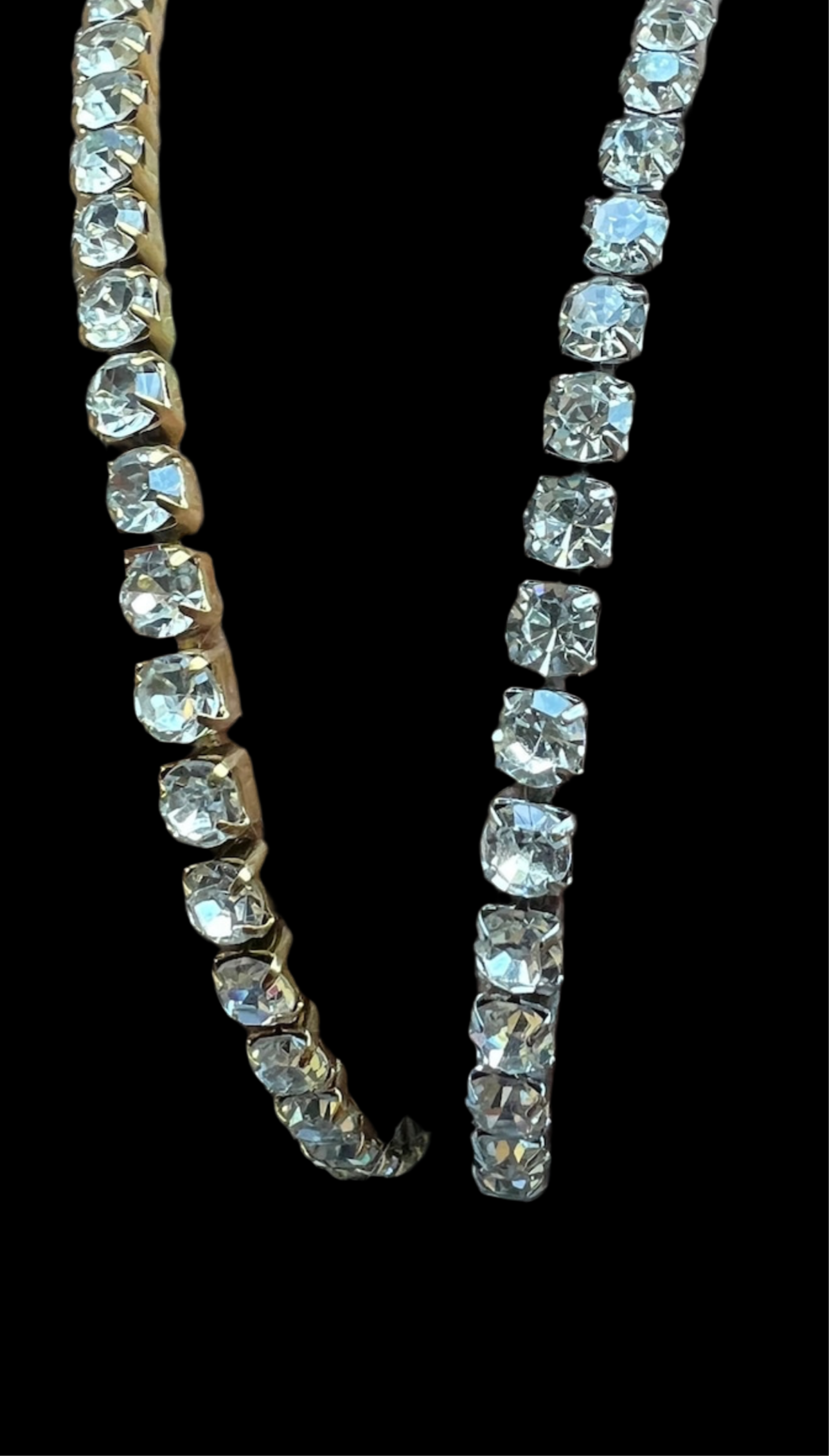 Danielle, lavish CZ tennis chain, stainless steel