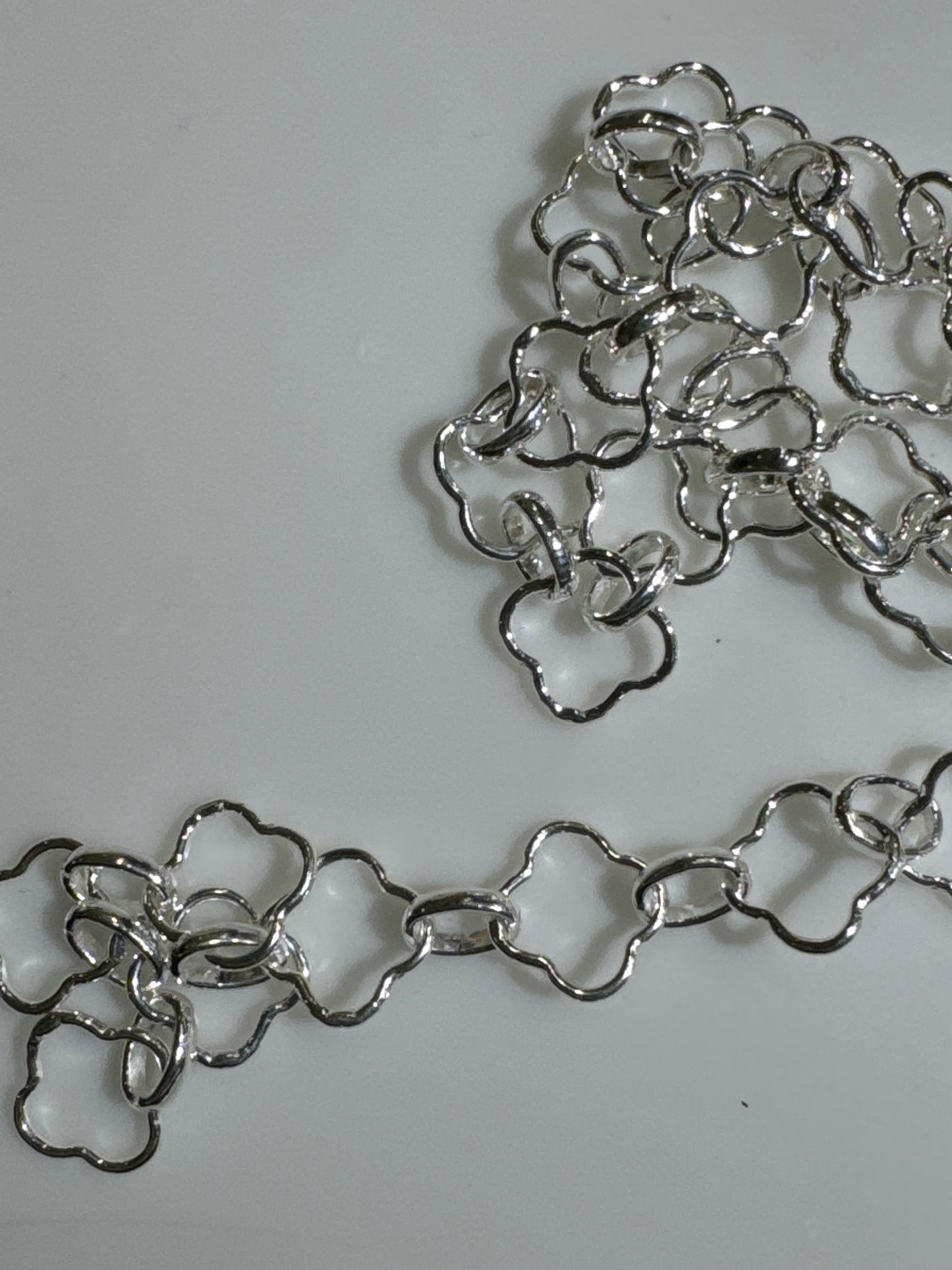 Louisa SS Luxe Chain large clover with link