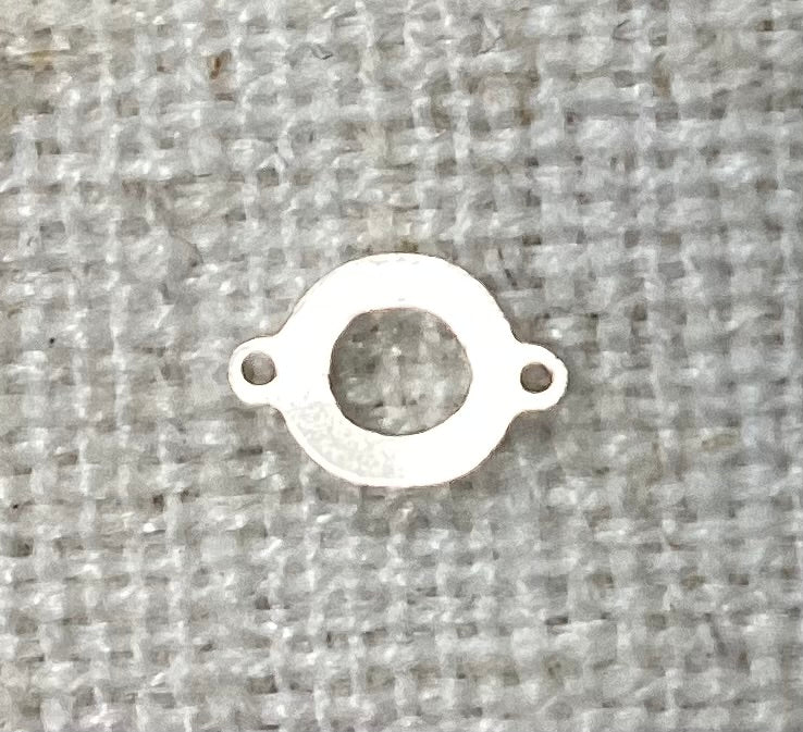 Silver Letter Sideways connectors Mini