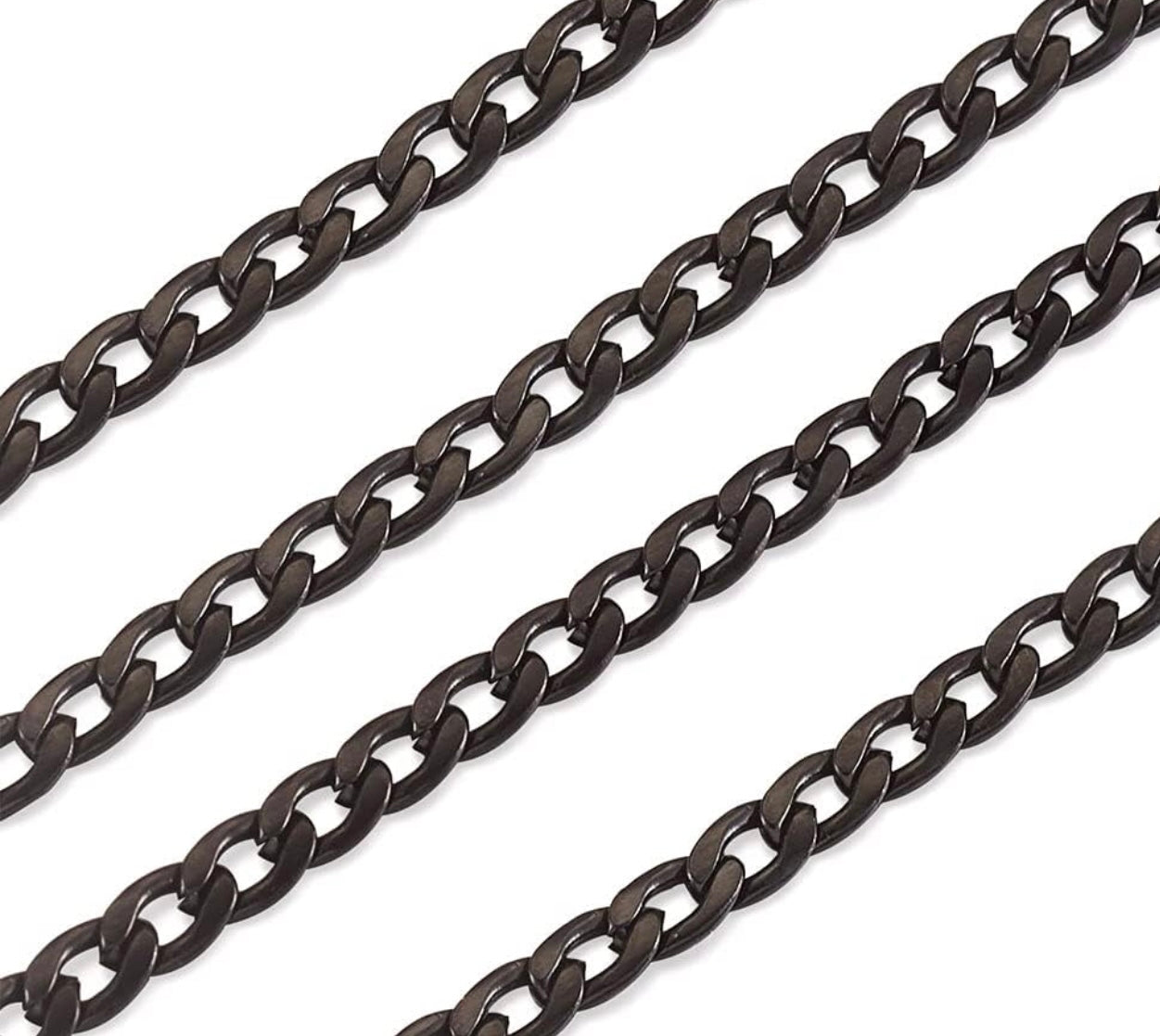Black Stainless Chain Large
