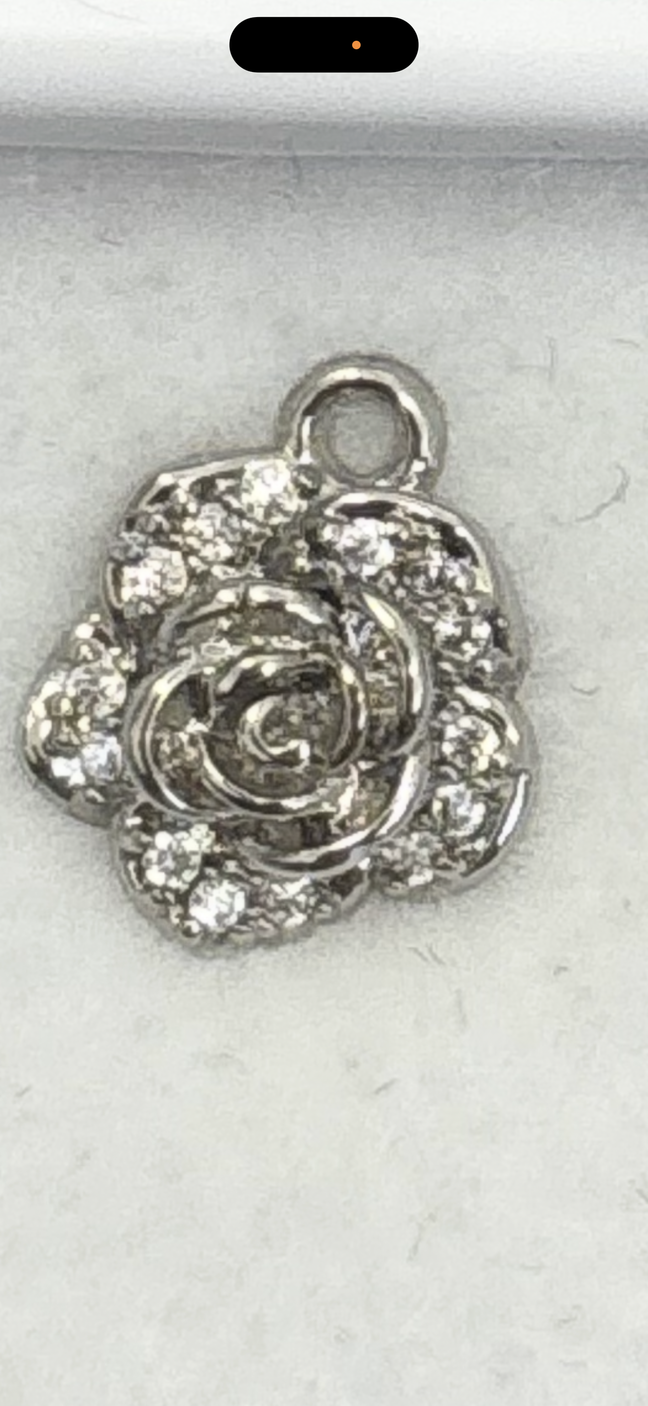 Charm, Rose, Silver