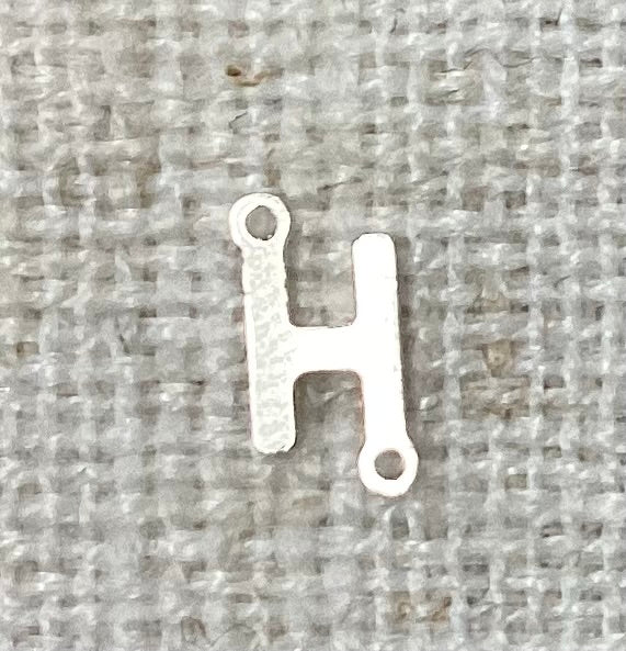 Silver Letter Sideways connectors Mini
