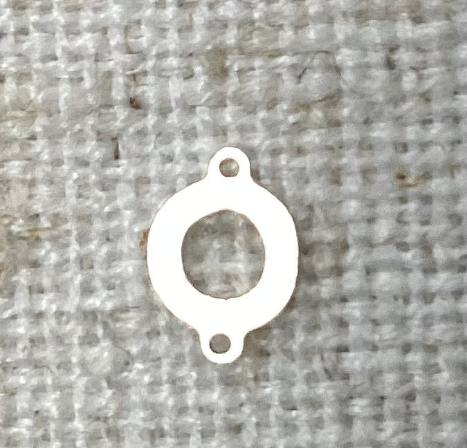 Silver Letter Sideways connectors Mini