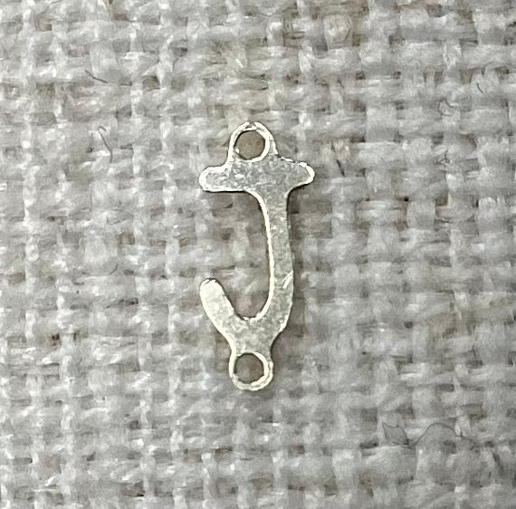 Silver Letter Sideways connectors Mini