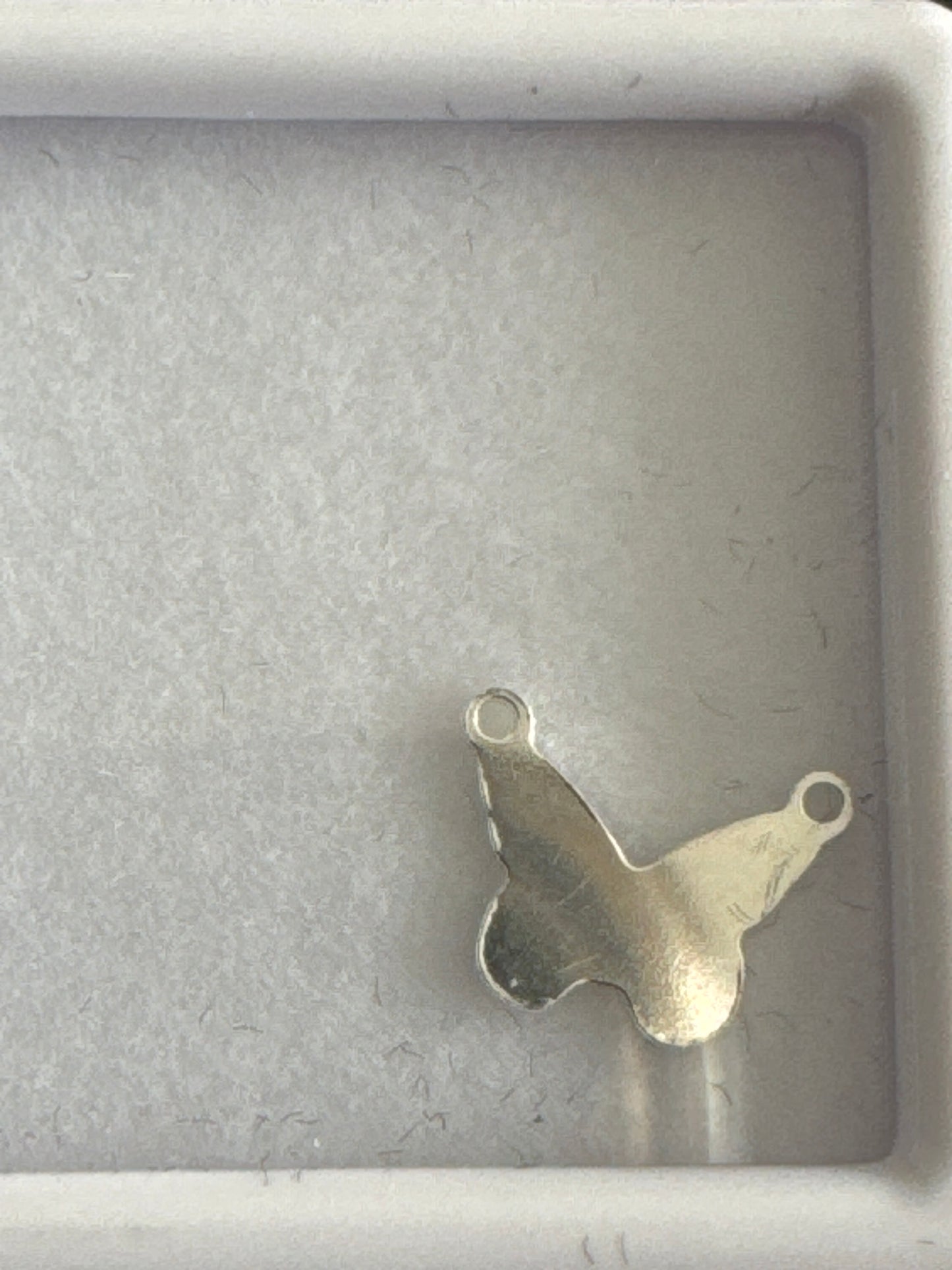 Connector, Butterfly, MINI Sterling Silver, G1.5