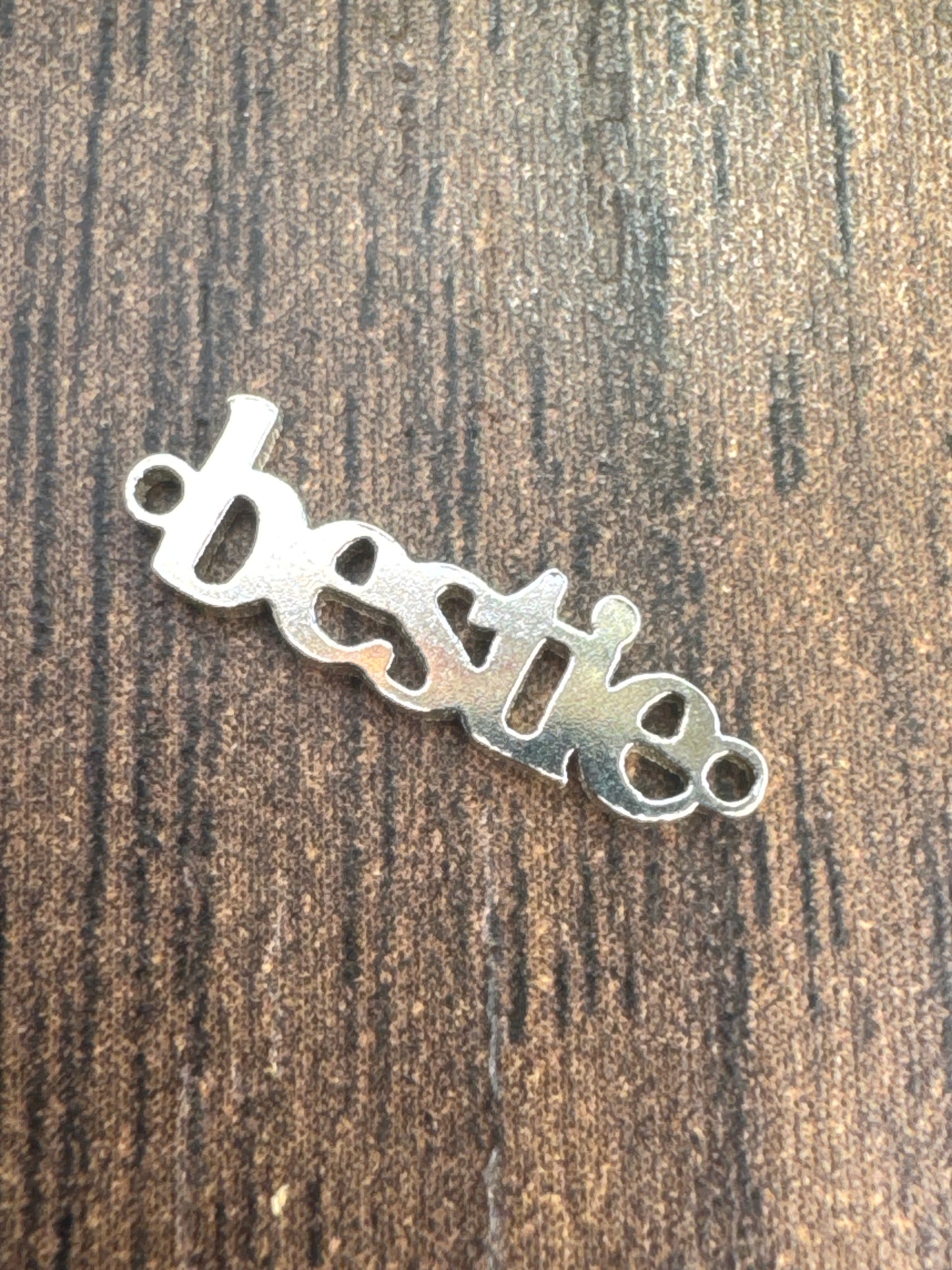Bestie connector sterling silver