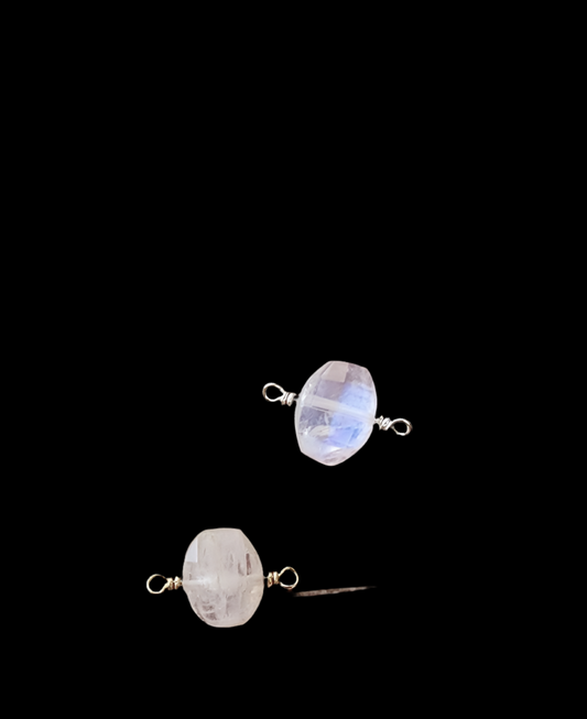 Moonstone sterling silver Charm Enclave