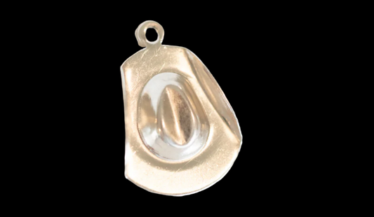 Sterling silver filled cowboy hat