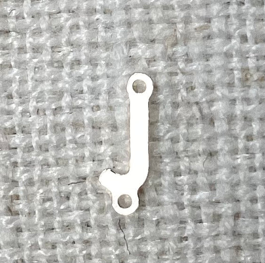 Silver Letter Sideways connectors Mini