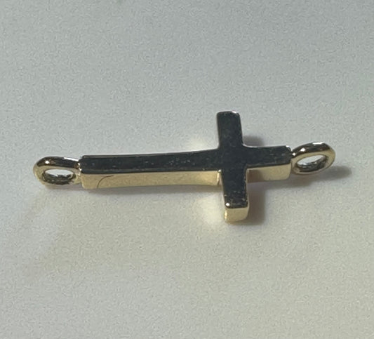 Solid Gold Cross Plain