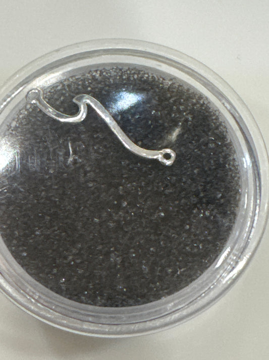 Sterling silver wave connector