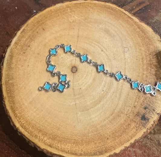 Chain, SSteel, Blue Clover , Stainless Steel