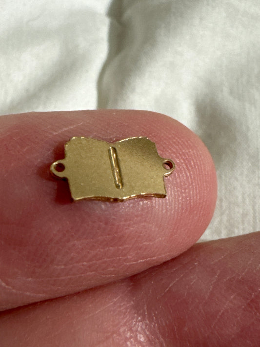 Book connector gold filled  large