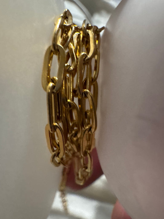 Tony Silver Paper Clip Chain Stainless