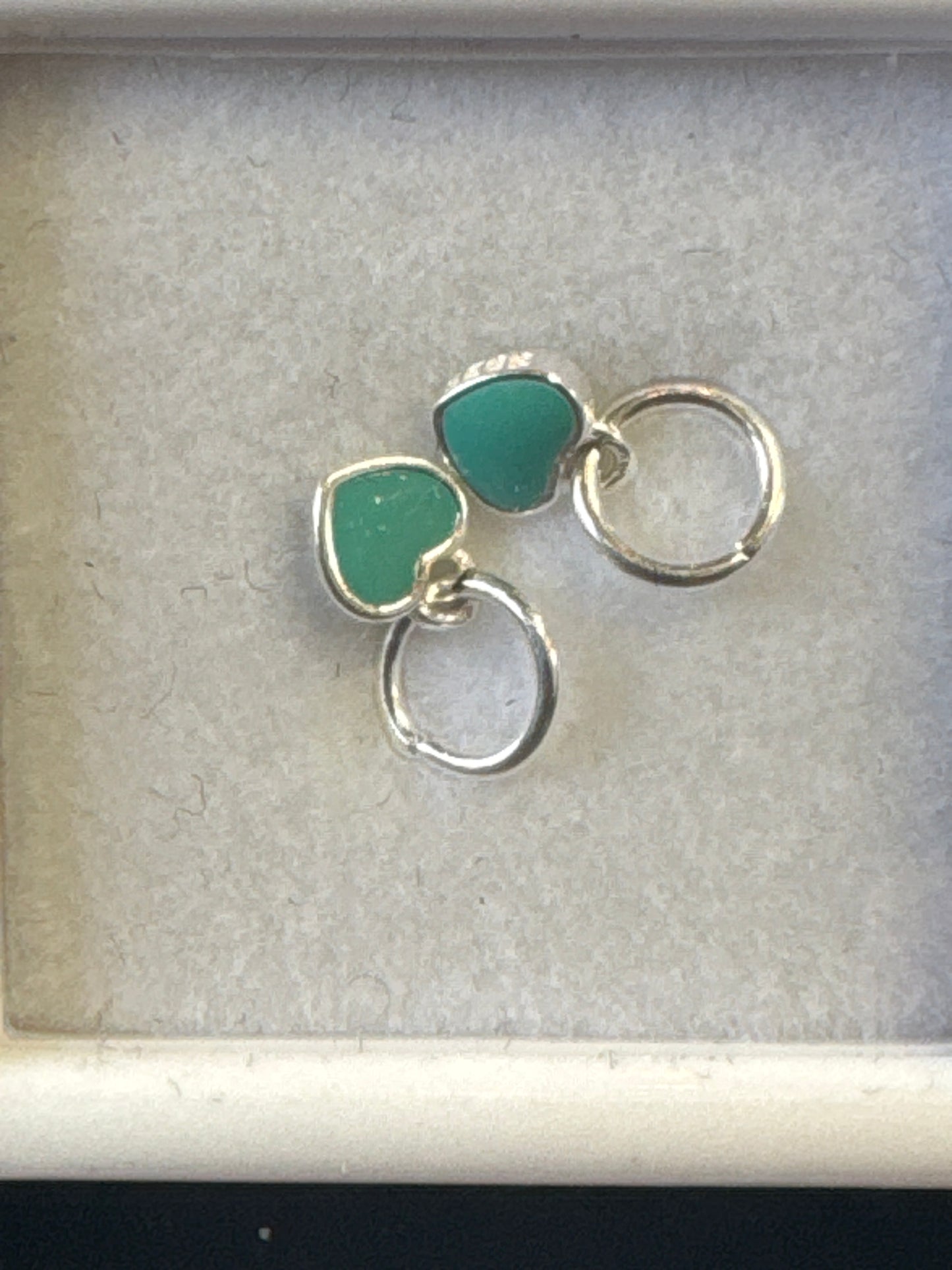 Charm, SS, Heart, Colored Enamel Tiny