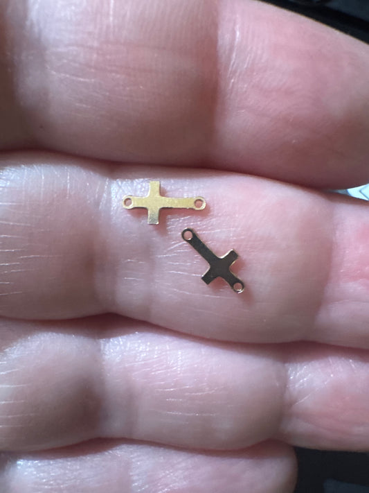 Cross Connector sterling silver Gen 1.5 Small
