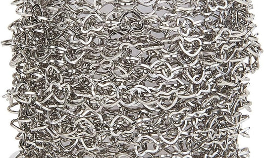 Luna Stainless steel Chain interlocking heart chain