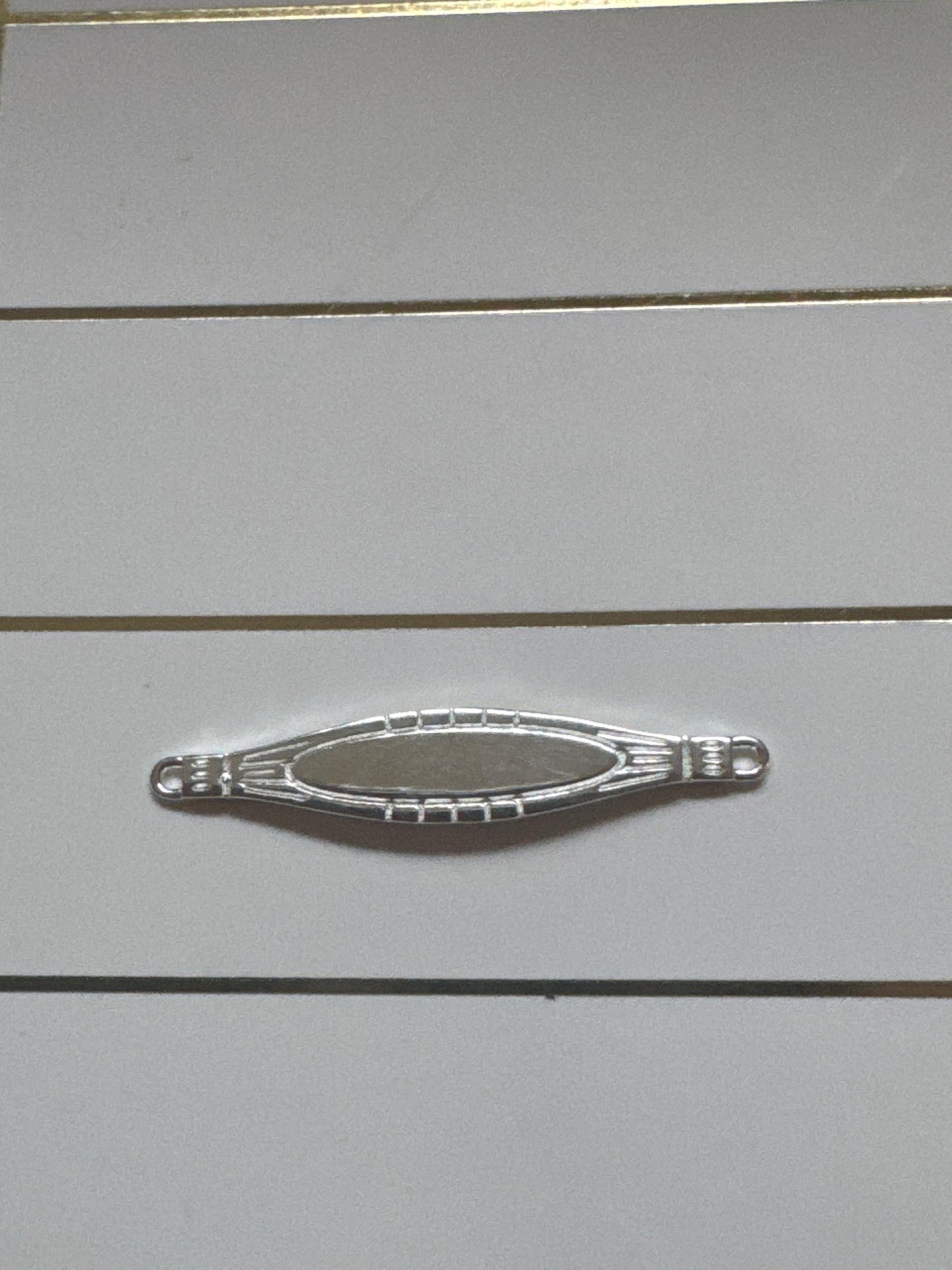 Connector, Vintage Name Plate, SS