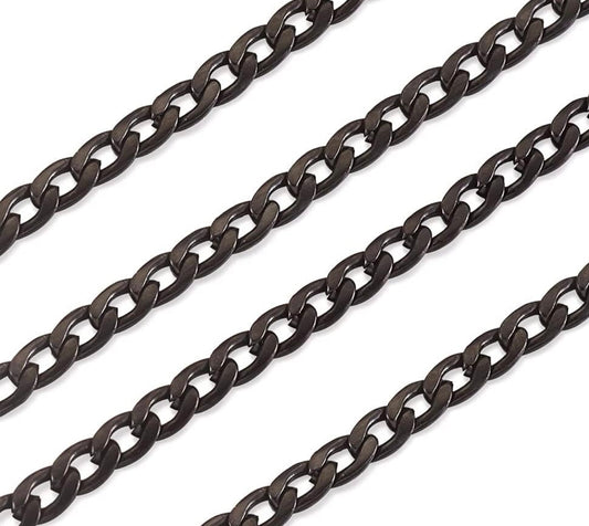 Black Stainless Chain Large