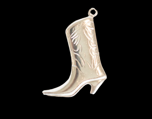 Sterling Silver cowboy boot charms