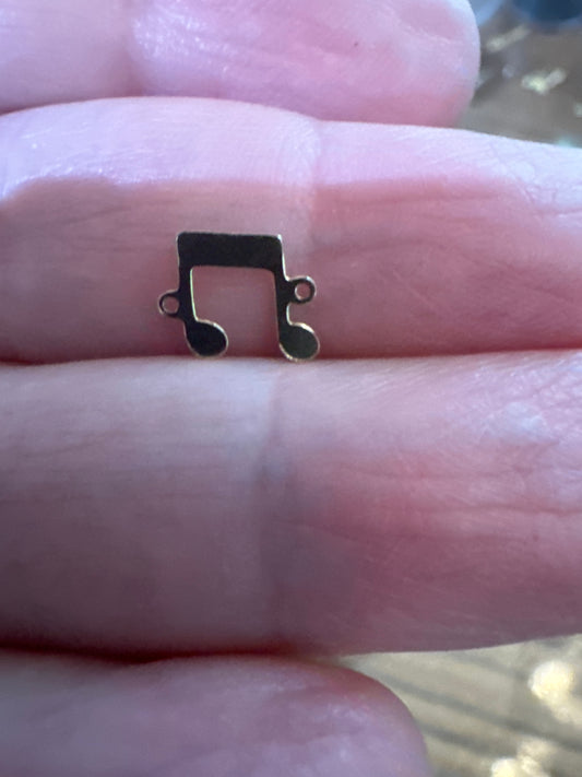 Gold Music Note connector