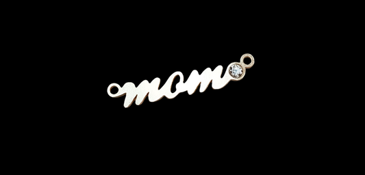 Mom CZ connector Silver