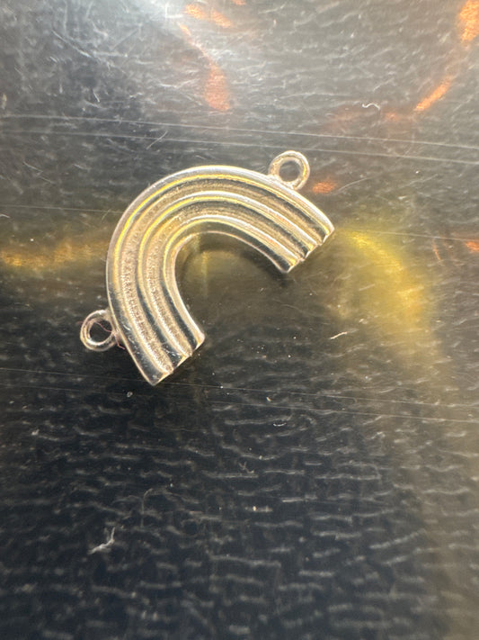 Large Rainbow connector silver