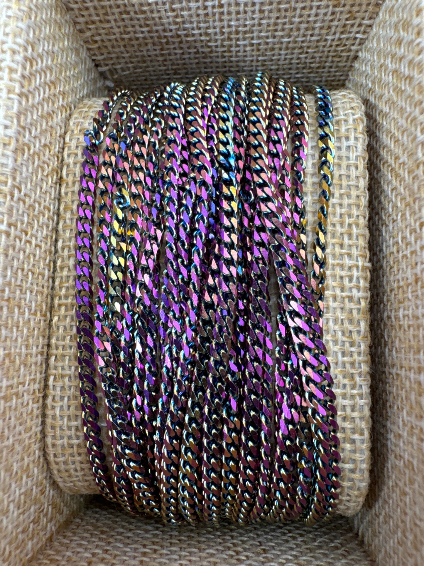 Oil Slick Stainless Chain