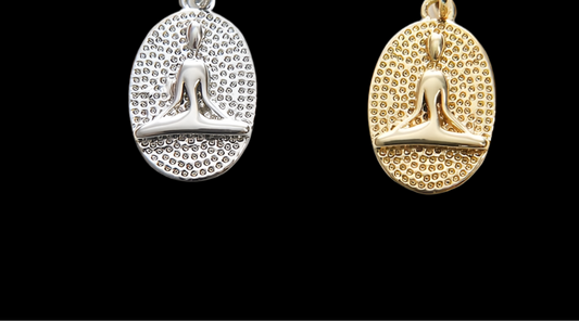 Yoga Charm Gold filled