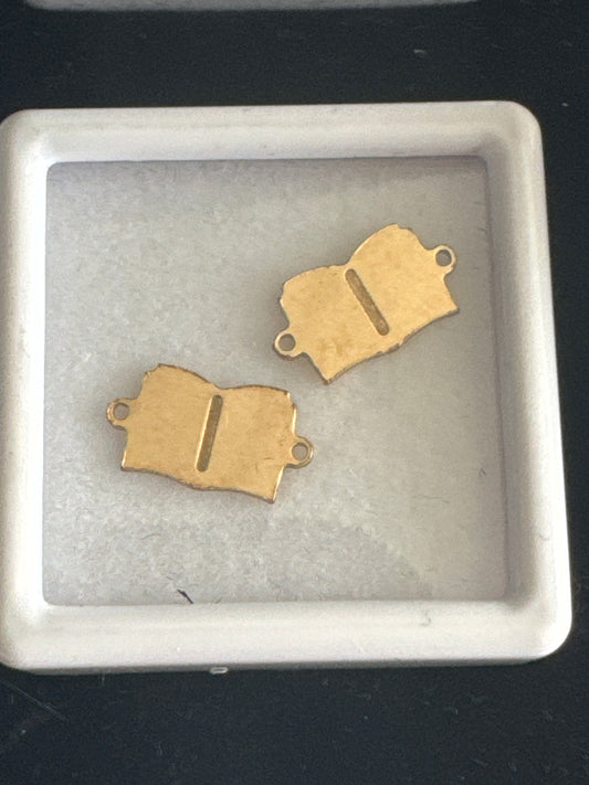 Connector, Book, 14K GF  gold filled  large
