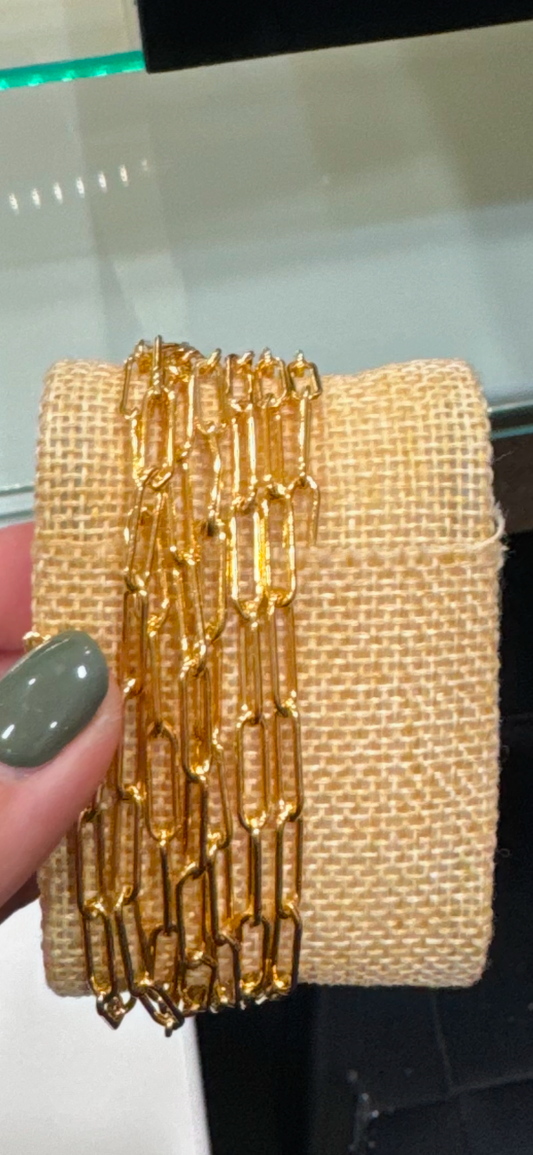 Felicity Clay GF, Exquisite Chain large paperclip
