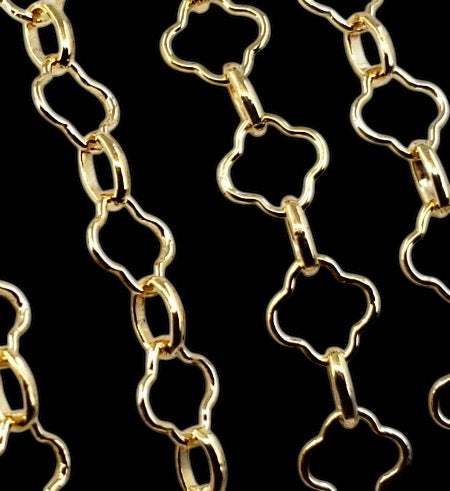 Liz small clover GF, Luxe Chain