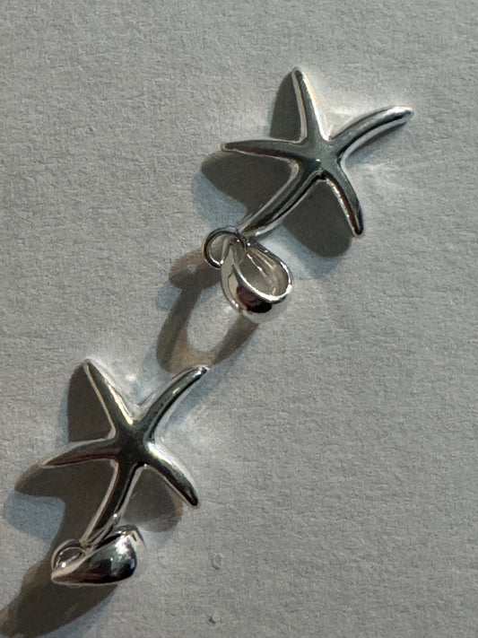 Silver Starfish Charm