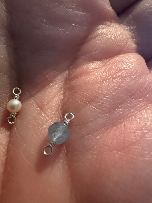 enclave Birthstone small gemstone connectors