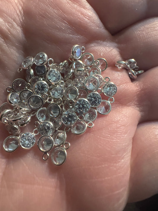Diamond Silver Charm medium