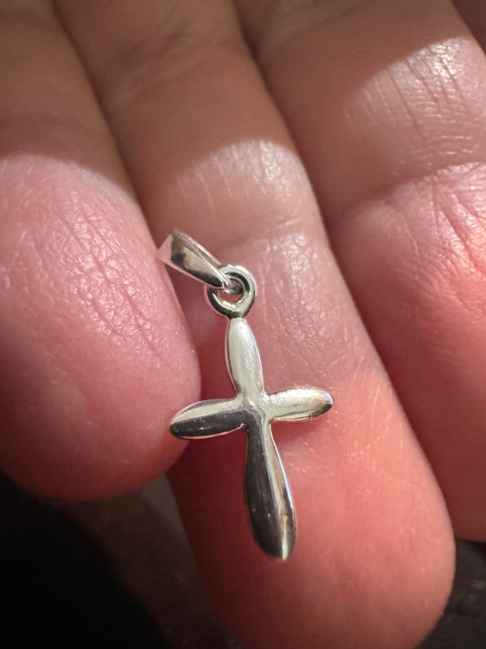 cross pendant silver