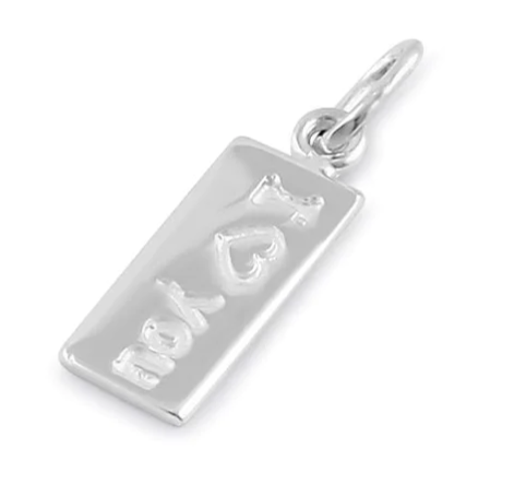 Sterling Silver I Love You Pendant