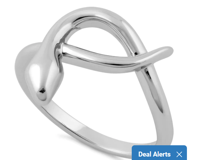 Sterling Silver Serpent Ring-7